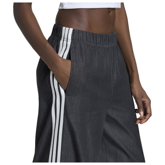 Adidas Γυναικείο παντελόνι φόρμας Summer Glow Wide Leg Denim Pants